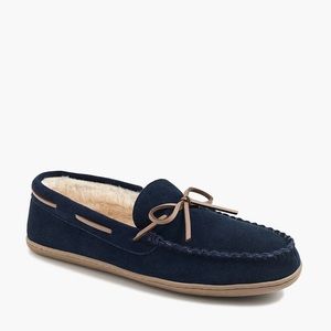 JCrew Slipper Faux shearling moccasin